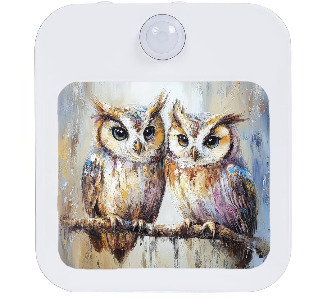 Horned Owl Pair Night Light - DiFranz GiftsNight LightDiFranz Gifts