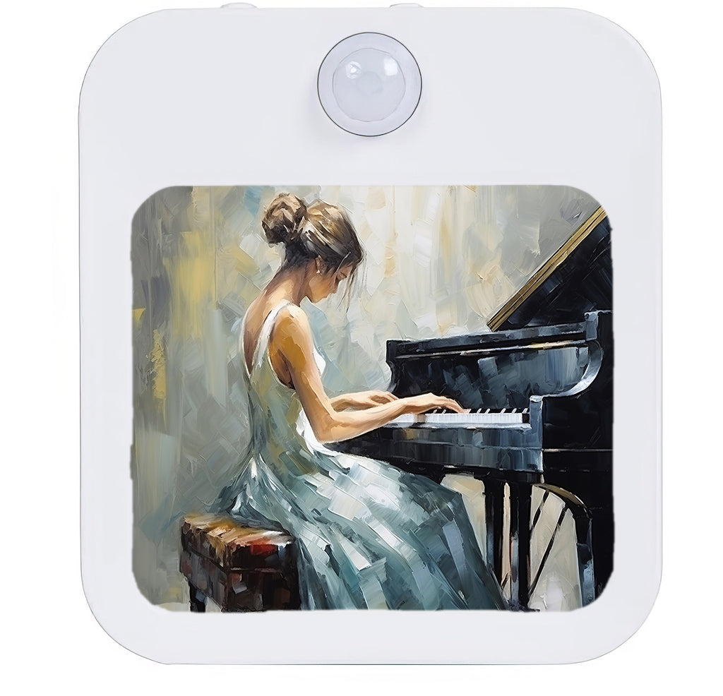 Woman Playing Piano Night Light - DiFranz GiftsNight LightDiFranz Gifts