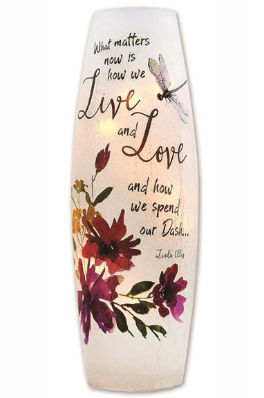 LOVE Personalized Glass Vase