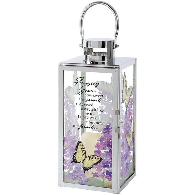 Amazing Grace Chrome Art Lantern - DiFranz GiftsLanternCarson
