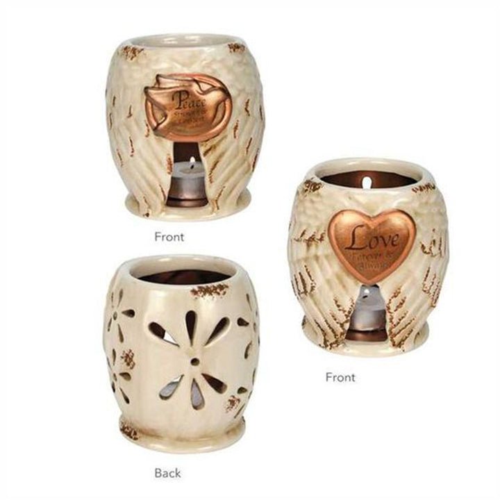 Angel Wing Tea Light Holders, 2 Styles - DiFranz Gifts