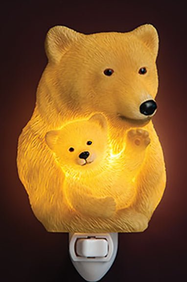 Bear & Cub Ibis & Orchid Night Light - DiFranz GiftsNight Lightibis and orchid