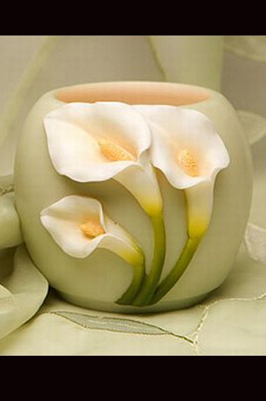 Calla Lily Votive - DiFranz GiftsTea Lightibis and orchid