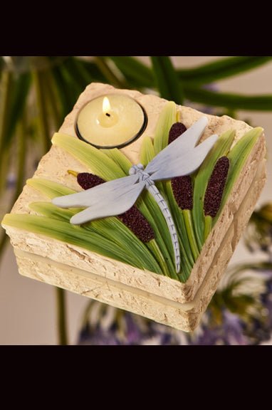 Cattails & Dragonfly Nature Light - DiFranz GiftsTea Lightibis and orchid