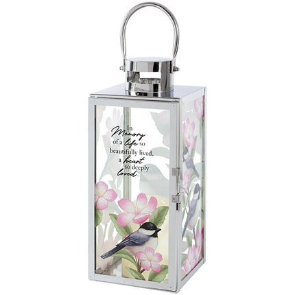 Deeply Loved Chrome Art Lantern - DiFranz GiftsLanternCarson