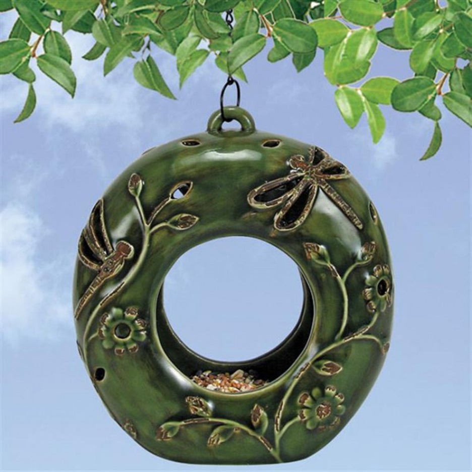 Hanging Sphere Dragonfly Green - DiFranz GiftsBird FeederCoynes