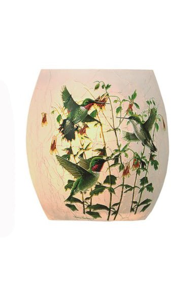 Hautman Hummingbirds Pre - Lit Votive Stony Creek Lighted Small - DiFranz GiftsLighted VaseStony Creek