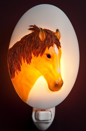 Horse Ibis & Orchid Night Light - DiFranz GiftsNight Lightibis and orchid