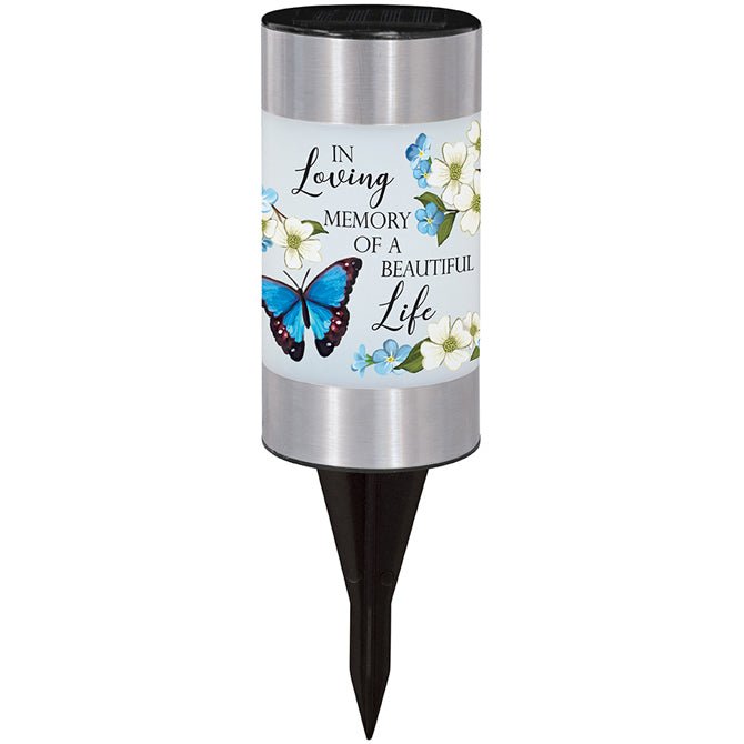 In Loving Memory Memorial Solar Garden Stakes - DiFranz Gifts