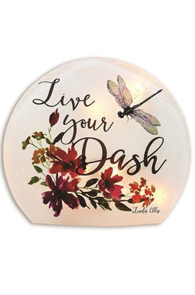 Love Your Dash Pink Small Orb Stony Creek Lighted Vase - DiFranz GiftsLighted VaseStony Creek