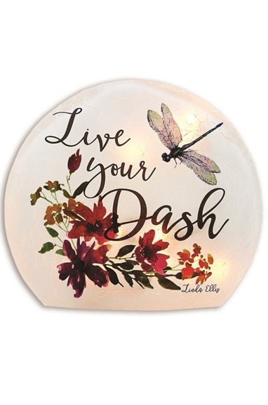 Love Your Dash Pink Small Orb Stony Creek Lighted Vase - DiFranz GiftsLighted VaseStony Creek