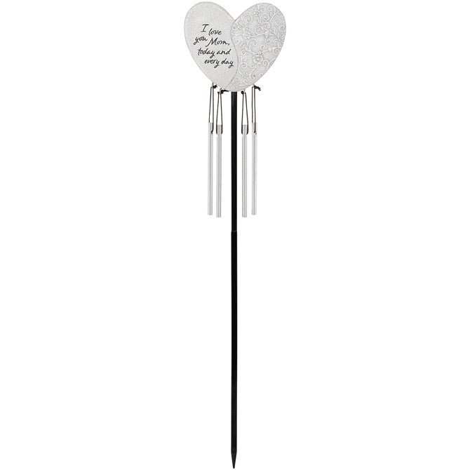 Mom Floral Chime Stake - DiFranz Gifts