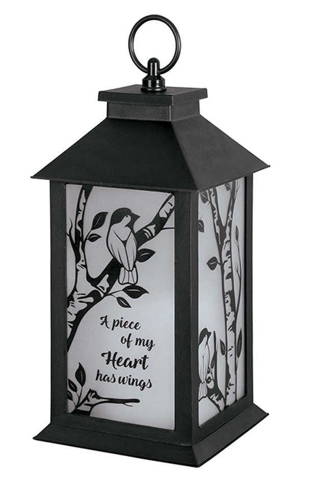 "My Heart" Frosted Glass Lantern - DiFranz GiftsAccent LampCarson
