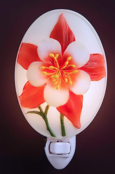 Red Columbine Ibis & Orchid Night Light - DiFranz GiftsNight Lightibis and orchid