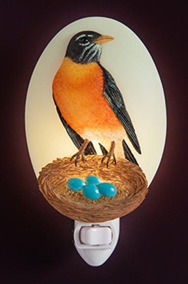Robin with Nest Ibis & Orchid Night Light - DiFranz GiftsNight Lightibis and orchid