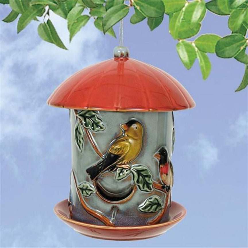 Songbird Bird Feeder Red Roof - DiFranz GiftsBird FeederCoynes