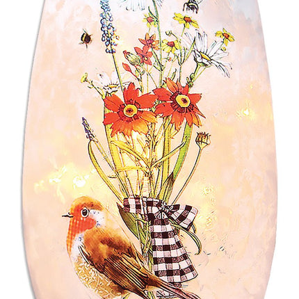 Stony Creek Birds and Bouquets I Lighted Small Vase - DiFranz GiftsLighted VaseStony Creek