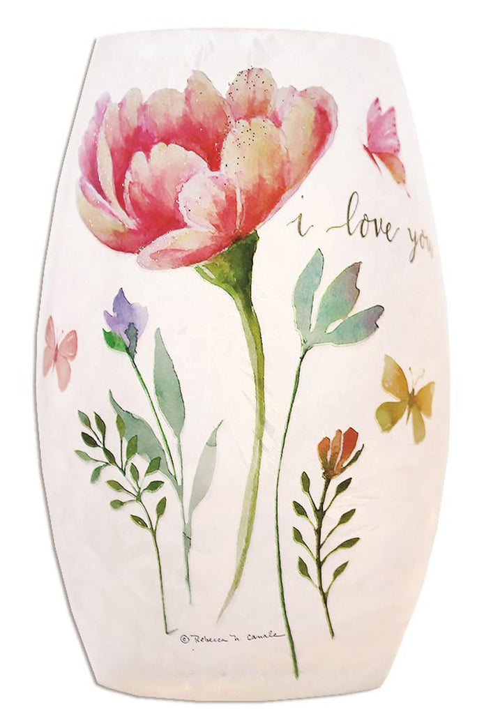 Stony Creek I Love You Lighted Small Vase - DiFranz GiftsLighted VaseStony Creek