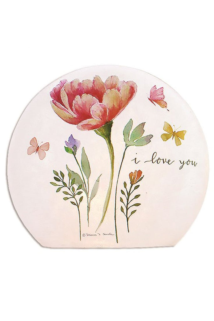 Stony Creek I Love You Sm Pre - Lit Round Orb - DiFranz GiftsLighted VaseStony Creek