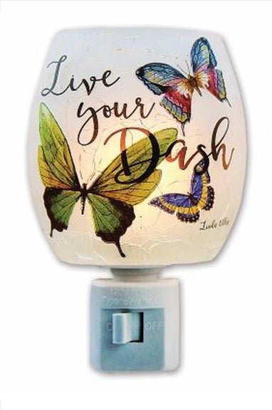 Stony Creek Live Your Dash Green Butterfly Night Light - DiFranz GiftsNight LightStony Creek