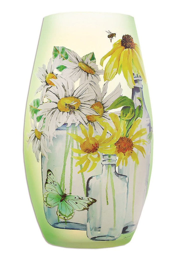 Stony Creek Mason Jar Blooms I Lighted Med Vase - DiFranz GiftsLighted VaseStony Creek