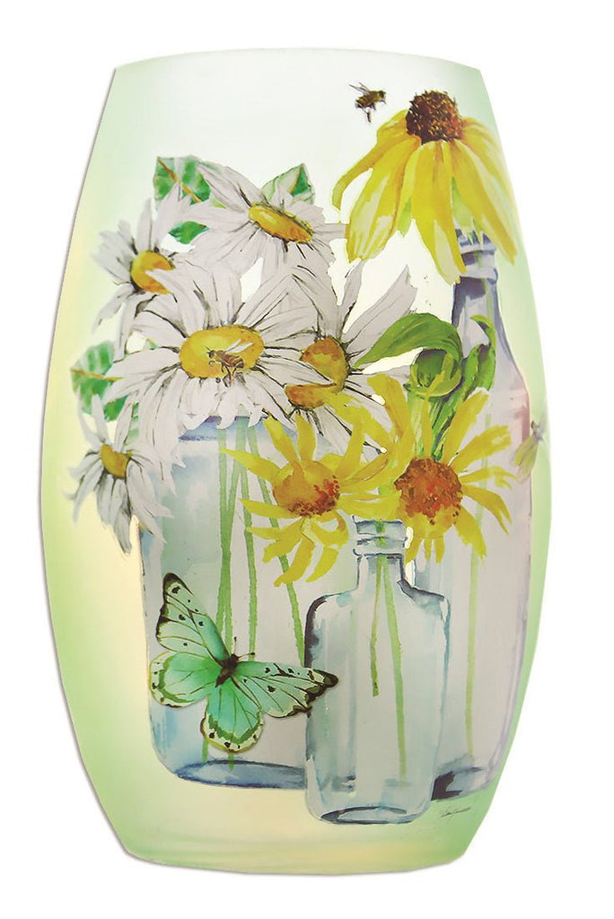 Stony Creek Mason Jar Blooms I Lighted Small Vase - DiFranz GiftsLighted VaseStony Creek