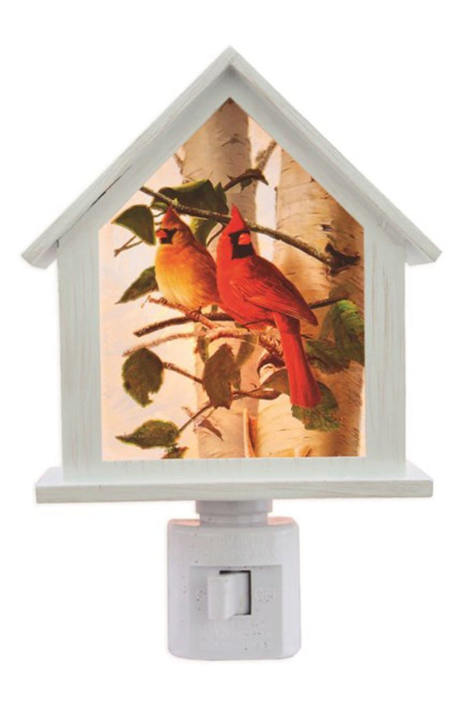 Stony Creek Summer Cardinals Birdhouse Night Light - DiFranz GiftsNight LightStony Creek